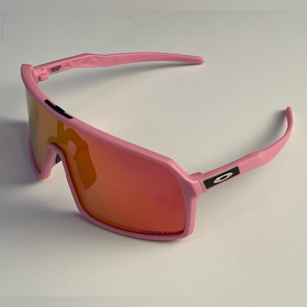 Oakley Pink Frame Sunglasses with Orange Lenses